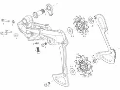 SRAM Ersatzteile XX1 / X01 Eagle 1x12 Schaltwerk