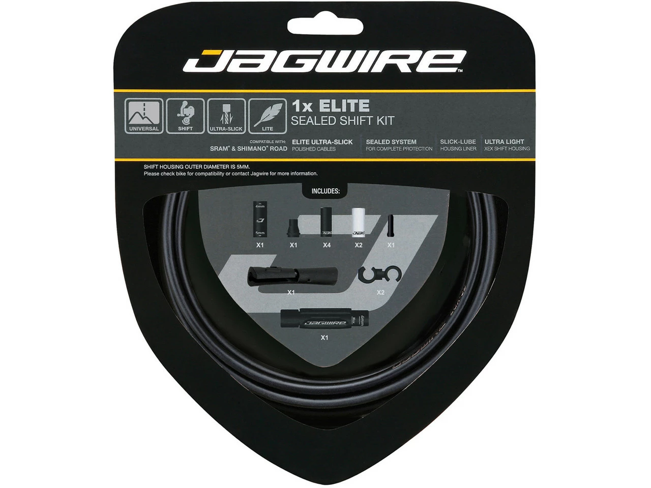 JAGWIRE 1X Elite Sealed Schaltzugset 1 JAGWIRE 1X Elite Sealed Schaltzugset